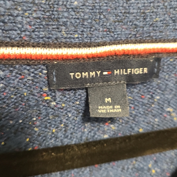 Tommy Hilfiger Blue‎ V Neck Sweater size M - Picture 3 of 12